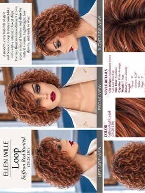 Ellen Wille Loop  in Saffron Red Rooted 28.29.130. PETITE-AVERAGE